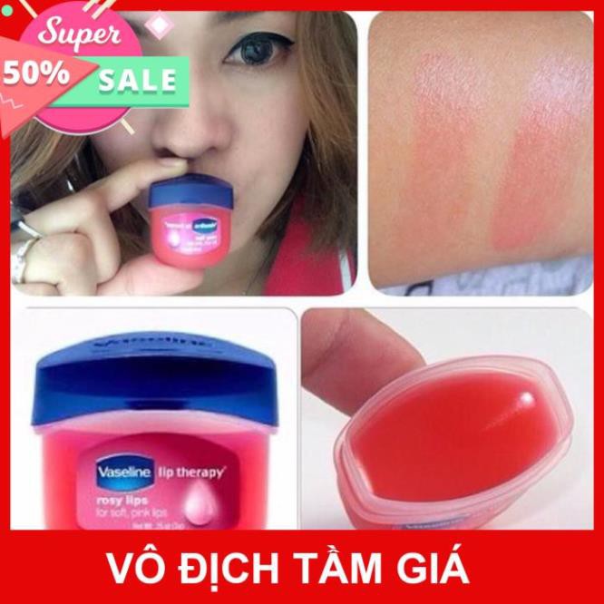 [ 𝐒𝐚𝐥𝐞 𝟓𝟎% ] Vaseline Dưỡng Môi , Sáp dưỡng môi Vaseline Lip Therapy 7g