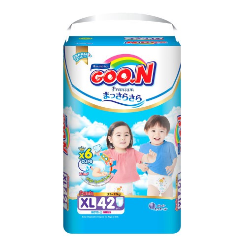  Bỉm Goon Premium Dán (S64/M60/L50/XL56/Quần M58/L46/XL42/XXL36) :