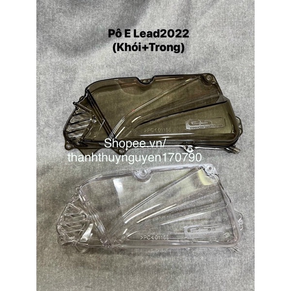 Ốp Pô E & Lọc Gió Thép Lead 2022->2023 trong Suốt & Đen Khói