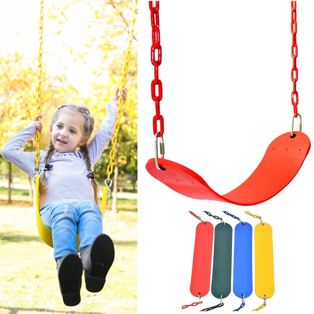 Giỏ Nhựa EVA Mềm Mại Hình Chữ U Màu Cầu Vồng Treo Sân Vườn Cho Bé