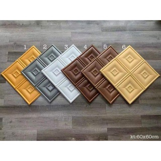 Xốp dán tường giả da kích thước 60x60cm dày 8mm