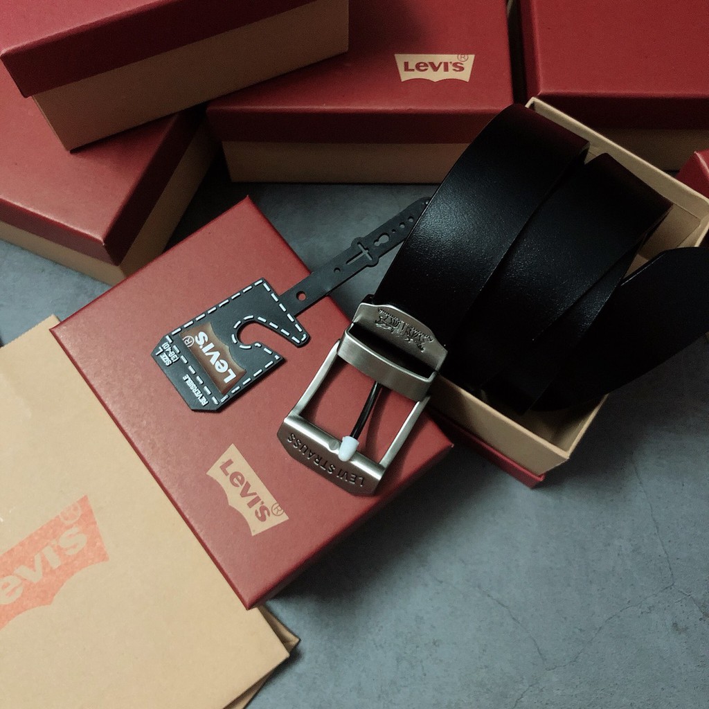 Nịt Levis khóa gài vuông dây trơn - NN170