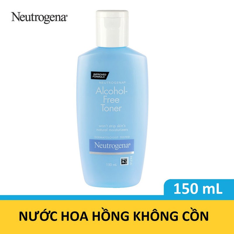 Nước Hoa Hồng Neutrogena Không Chứa Cồn Alcohol Free Toner 150ml