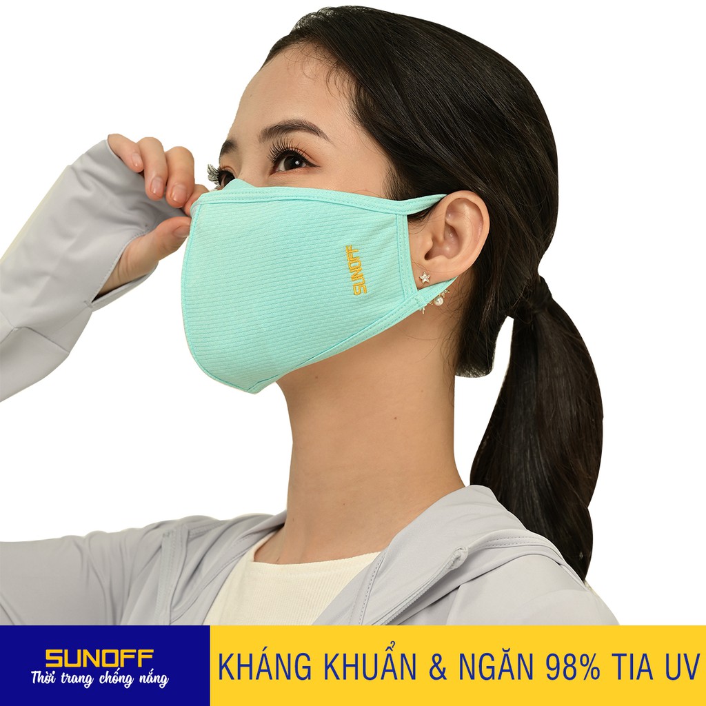 [Mã FAMAYFA2 giảm 10K đơn 50K] Khẩu Trang Nữ: Kháng Khuẩn - Ngăn 98% Tia UV Sunoff Coolsport | BigBuy360 - bigbuy360.vn