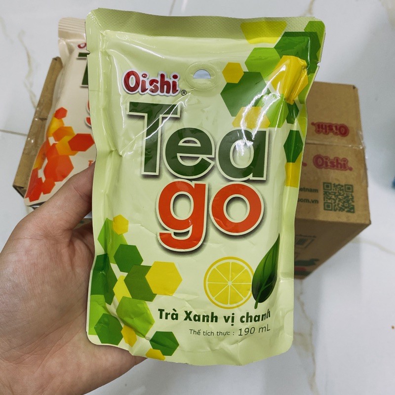 Nước trà xanh, hoa quả Teago Oishi 190ml | BigBuy360 - bigbuy360.vn