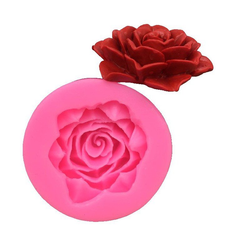 Khuôn Silicon Hoa Hồng Kiss 5,5 cm