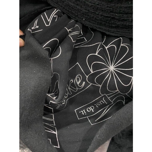 Áo Hoodie Nỉ Bông Quần Nỉ Bông - In Họa Tiết Kim Tuyến