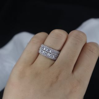 Nhẫn bạc ⚜️freeship⚜️ nhẫn nữ xi