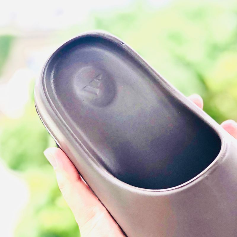 Dép unisex ❤️FREESHIP + Hộp❤️ dép lê đúc bánh mì slide quai ngang thể thao nam nữ đế in logo DAs, Y.Z-nâu