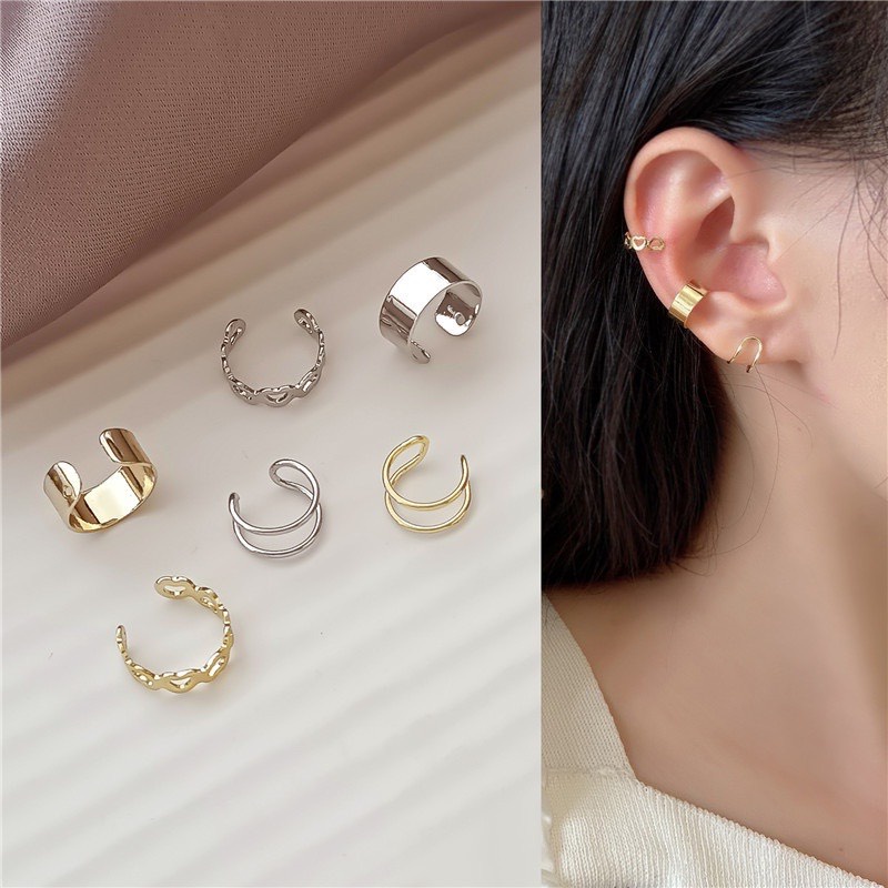 Set khuyên tai gài vành tai phong cách cá tính Hàn ( K004 )