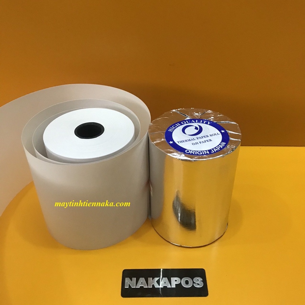 Combo 50 cuộn Giấy in bill, Giấy in nhiệt, Giấy in hóa đơn K57x45mm ( K58x45mm )