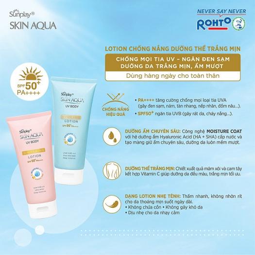 Kem Chống Nắng Skin Aqua Nắp Vàng CHO DA DẦU Clear White Trắng Da Nhạy Cảm - Kcn Sunplay Rohto Cấp Ẩm Chăm Sóc Da Dezy