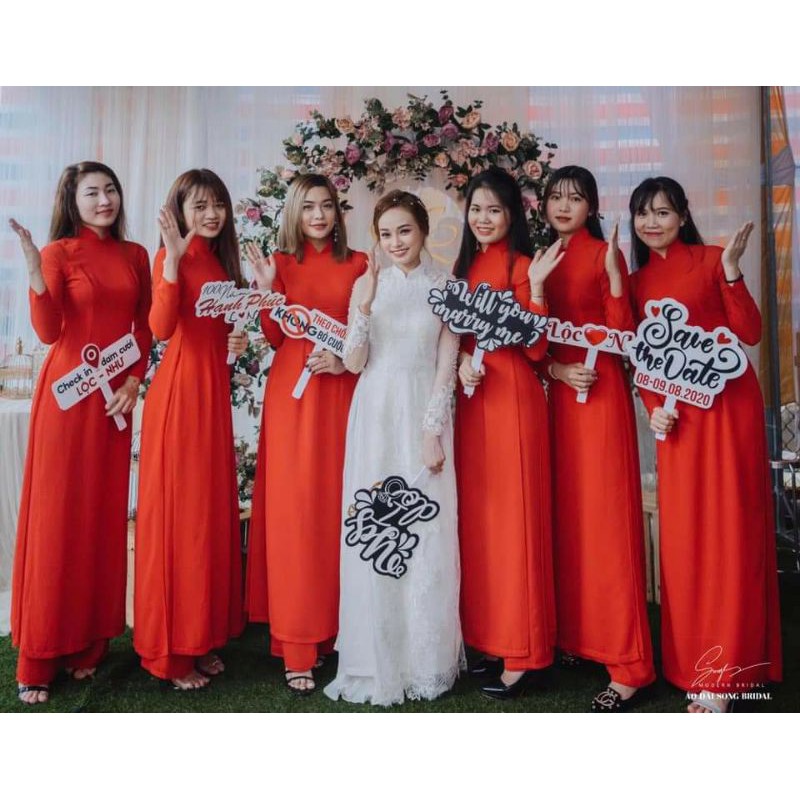 Áo dài bê lễ Combo 6 áo + 6 quần