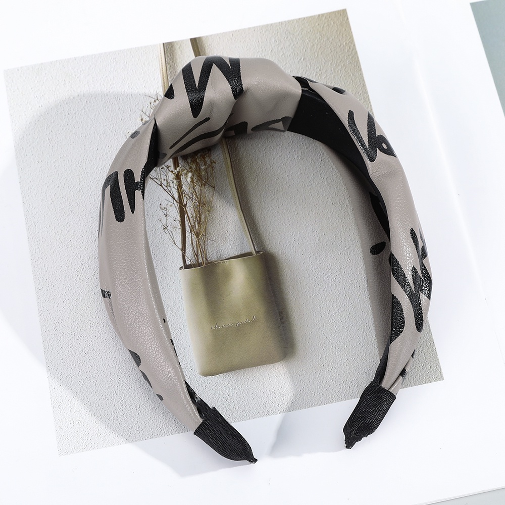 Cài Tóc Haimeikang Bằng Da Phong Cách Hàn Quốc Hợp Thời Trang