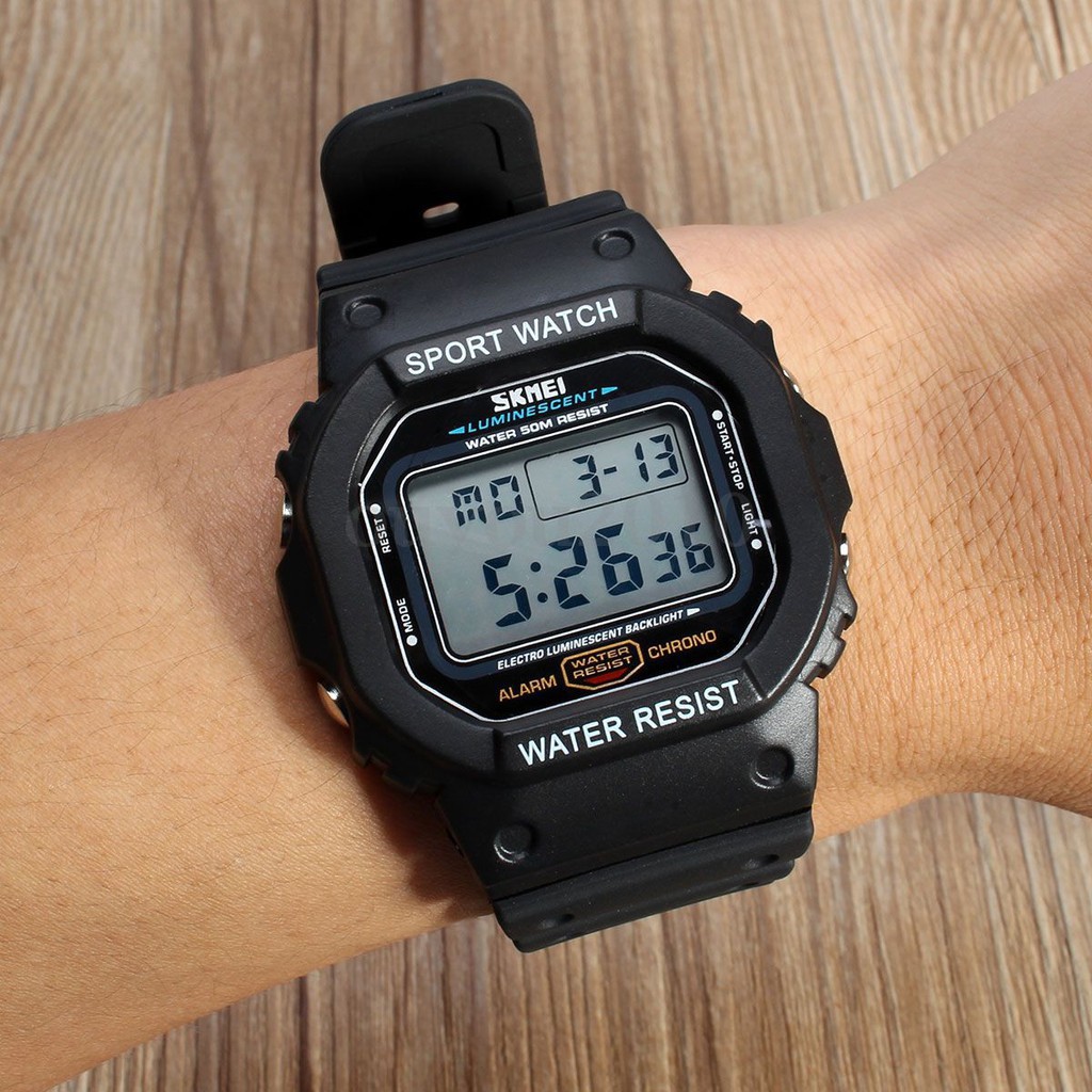 Đồng hồ đeo tay SKMEI 1134 tích hợp đèn led hỗ trợ đồng hồ báo thức thời trang thể thao cho nam | BigBuy360 - bigbuy360.vn