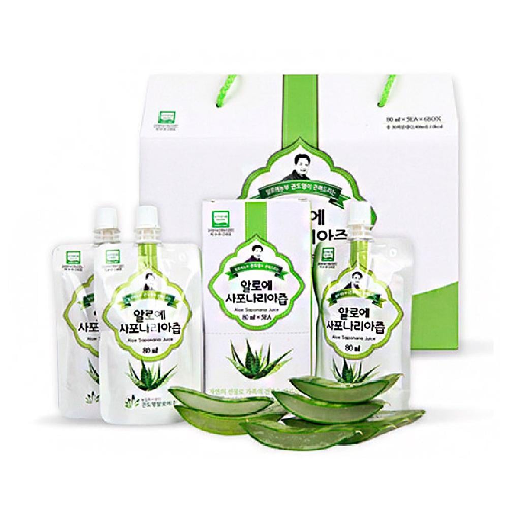 (1Gói x 80ml) Nước nha đam SAPONARIA Hàn Quốc hữu cơ 100% - ORGANIC KDY ALOE - nước uống giảm cân - nước uống đẹp da | BigBuy360 - bigbuy360.vn