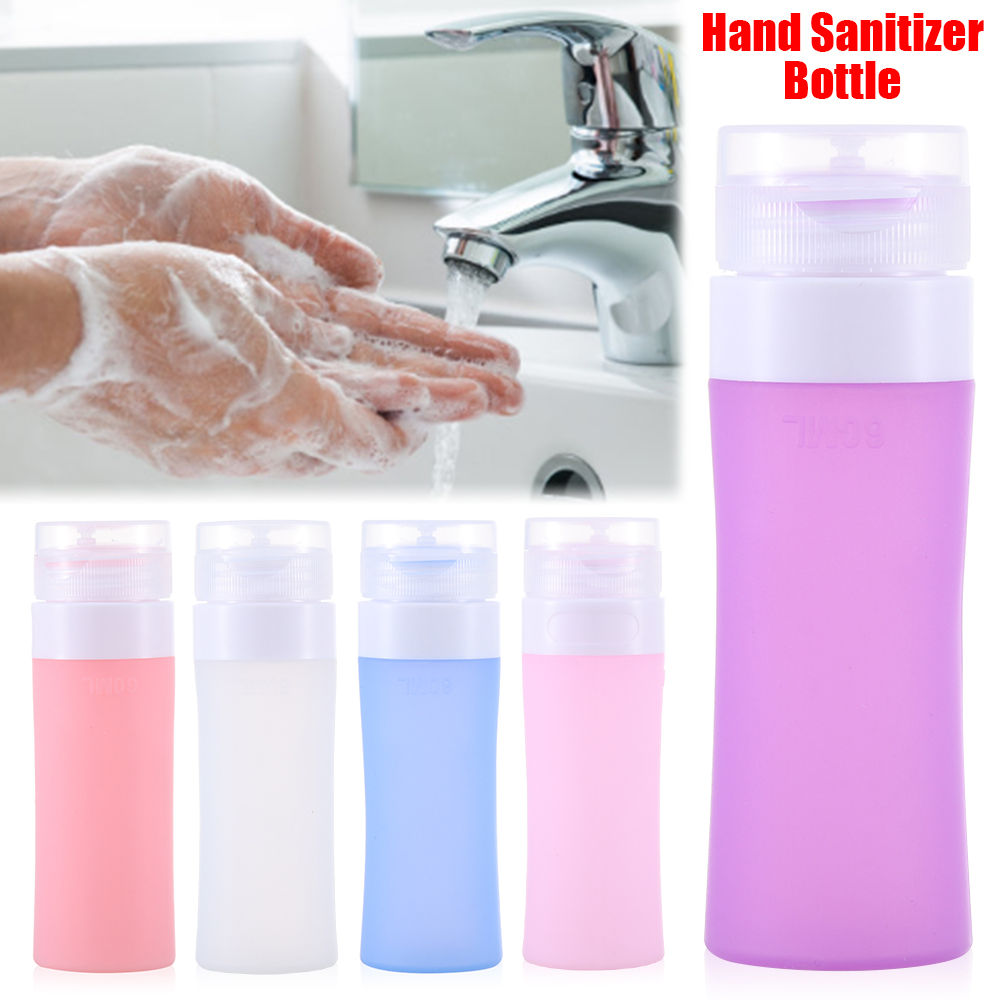 (Hàng Mới Về) Chai Rỗng 60ml Bằng Silicon Dùng Để Đựng Dầu Gội Khi Đi Du Lịch