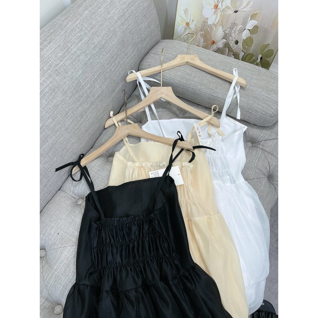 Váy Nữ , Đầm Maxi Hai Dây Chât Đũi Tơ Hai Lớp Siêu Xinh | BigBuy360 - bigbuy360.vn