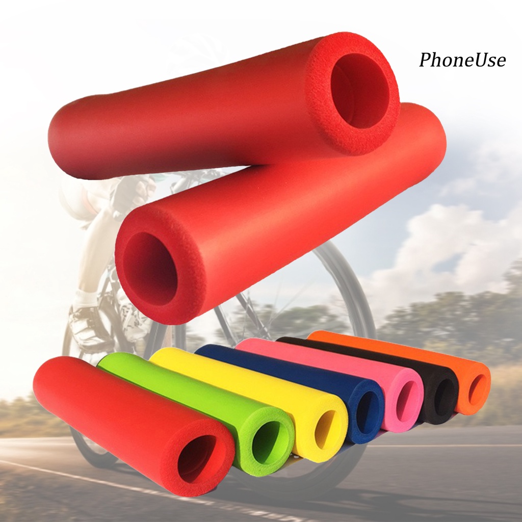 Vỏ bọc tay cầm xe đạp điện thoại bằng silicon mềm chống trượt thoải mái