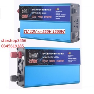 Bộ đổi điện 12v lên 220v 1200w