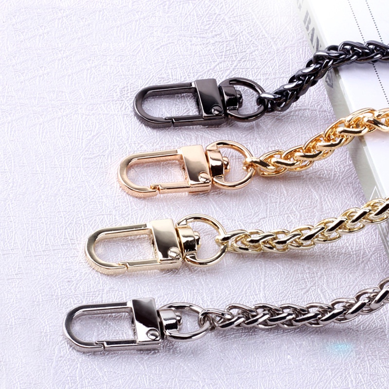 Dây Xích Bằng Hợp Kim Màu Vàng Đeo Túi Xách Thời Trang Sang Trọng Cho Nữ