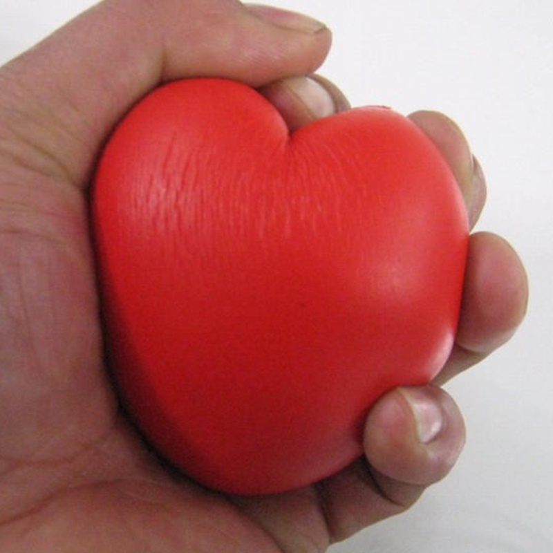 Đồ Chơi Bóp Tay 3In Hình Trái Tim Đỏ Giúp Giảm Căng Thẳng