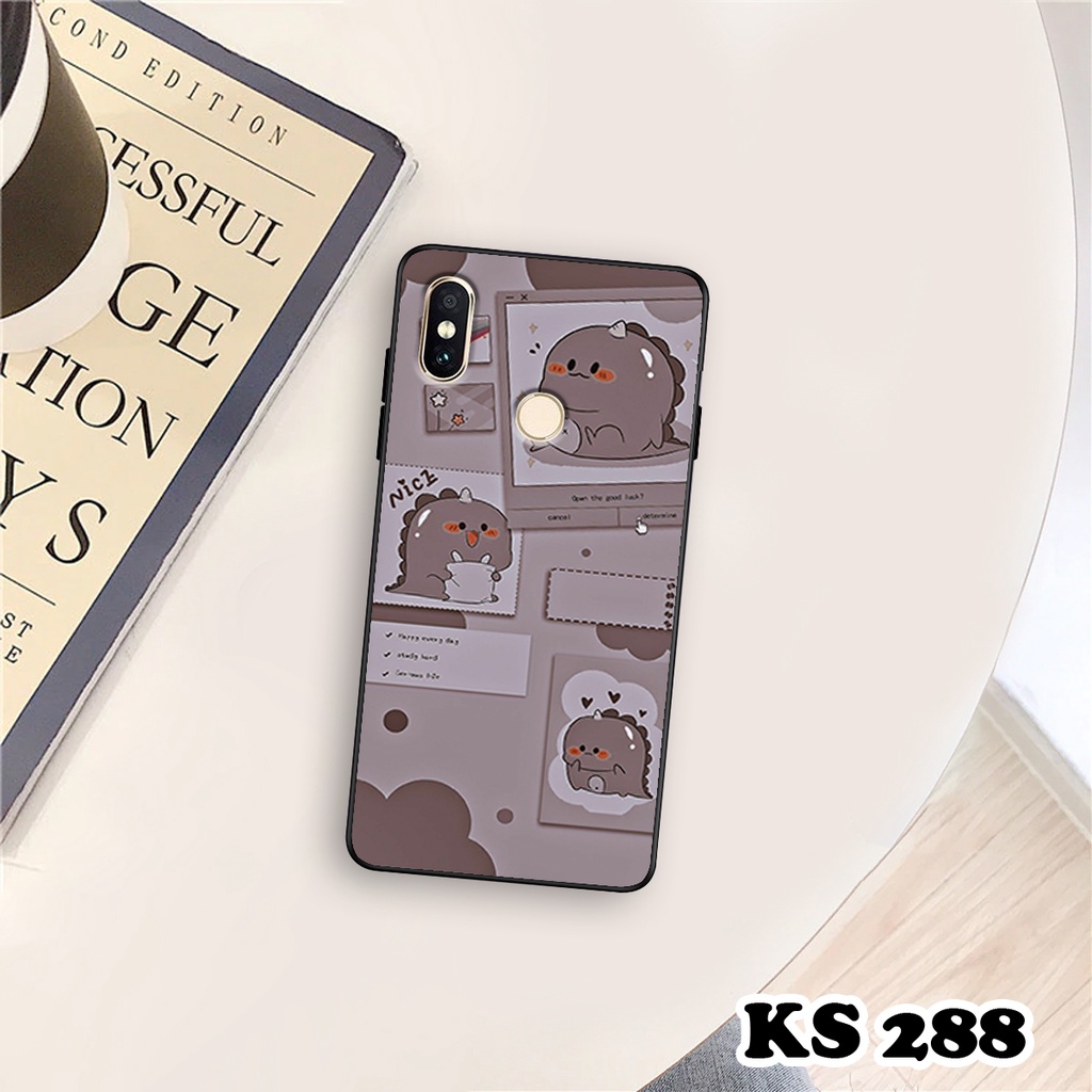 Ốp lưng Xiaomi Redmi Note 7 - Xiaomi Redmi Note 7 Pro - Ốp in hình khủng long,dinosaur - Lưng nhám viền TPU cap cấp