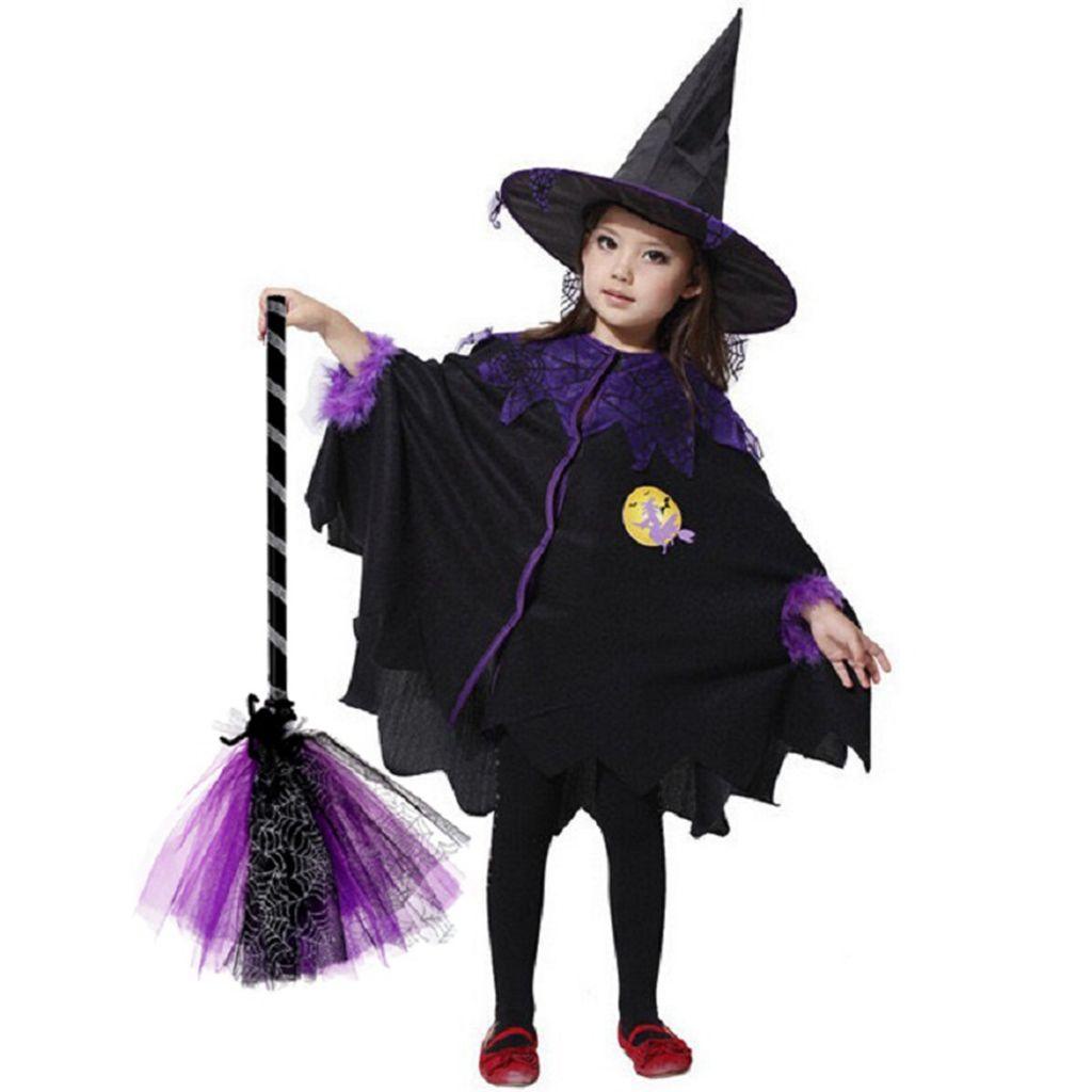 Cây Chổi Bay Hóa Trang Halloween Mini Trọng Lượng Nhẹ