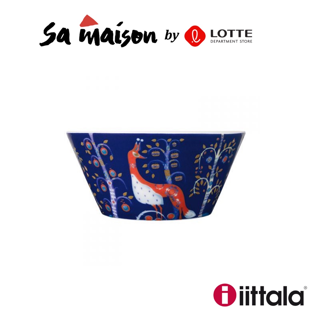 Bát tô sứ Taika Iittala Họa tiết xanh