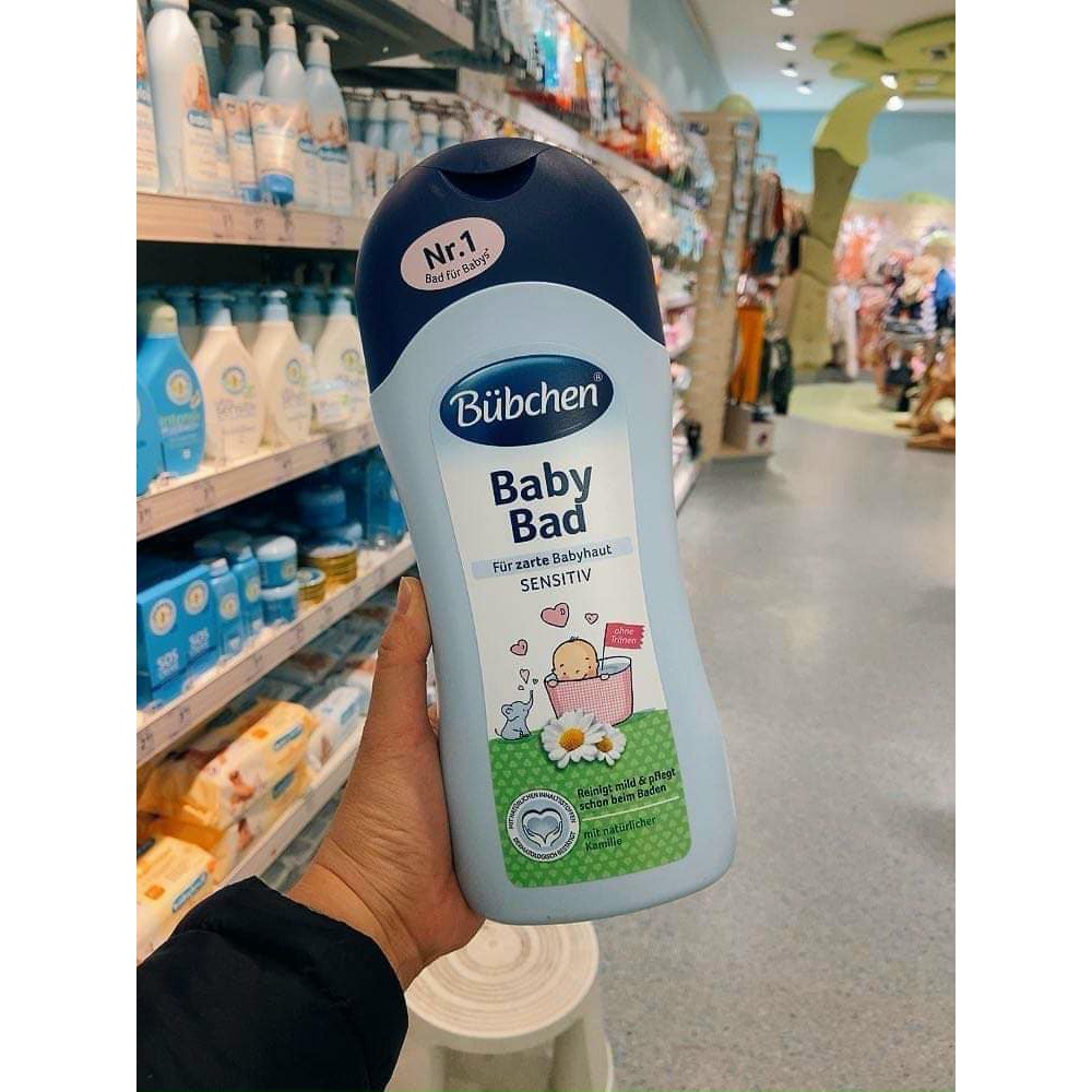 SỮA TẮM GỘI TRẺ EM BUBCHEN BABY BAD SENSITIV 1000ML