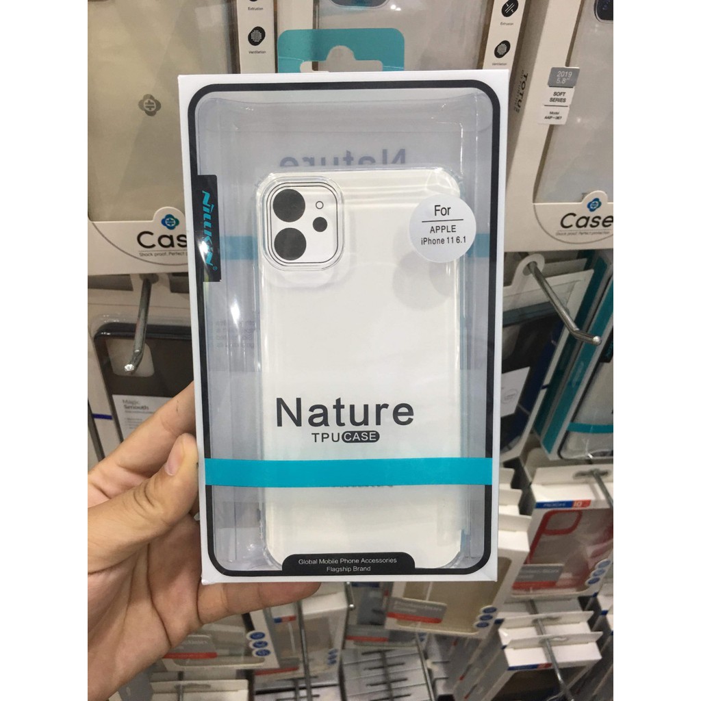 Ốp lưng dẻo Nillkin cho iPhone 11/ 11 Pro/ 11 Pro Max(xamh rêu)