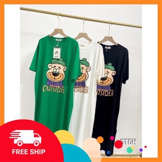 [SupperSale] Váy Suông - Đầm Suông Cotton OUTSIDE From Rộng, Dáng dài