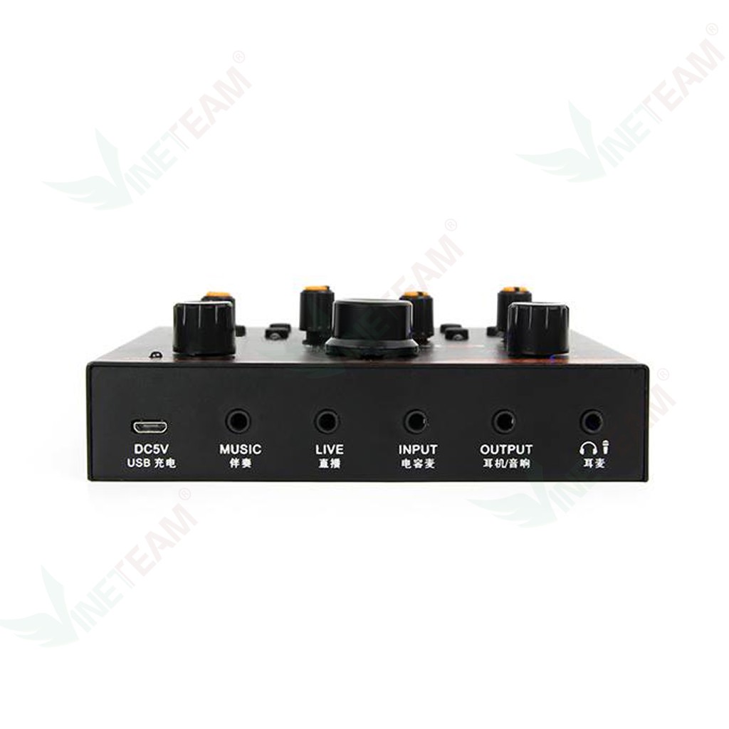 SOUND CARD V9 Live Stream Hiệu Ứng Đa Dạng Cực Hay phiên bản quốc tế dc3021