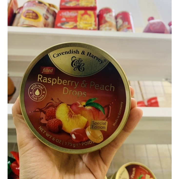 Kẹo trái cây Đức 200g hộp thiếc Cavendish & Harley