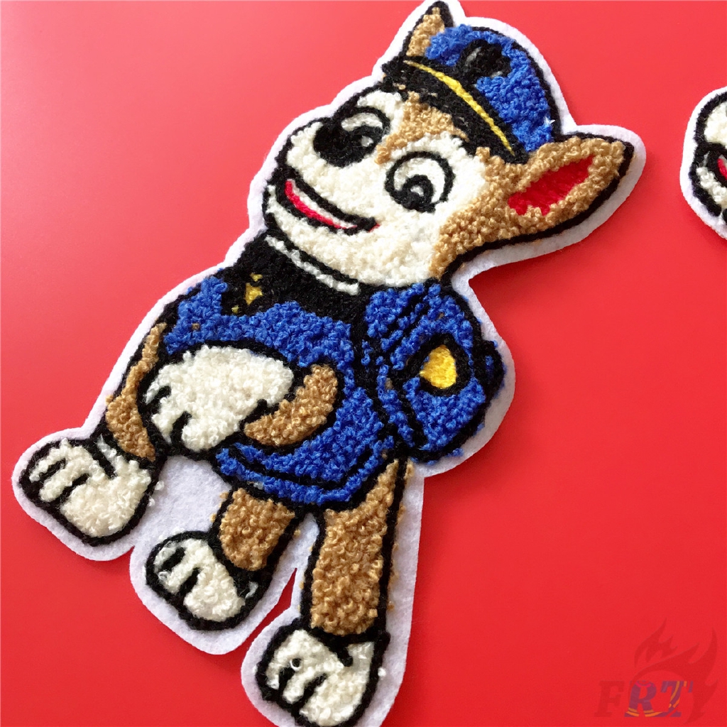 Miếng dán ủi trang trí quần áo hình nhân vật phim hoạt hình đội chó cứu hộ