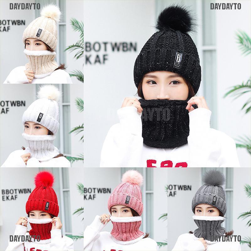Set Nón Len Và Khăn Ống Len Giữ Ấm Mùa Đông Dành Cho Cả Nam Và Nữ