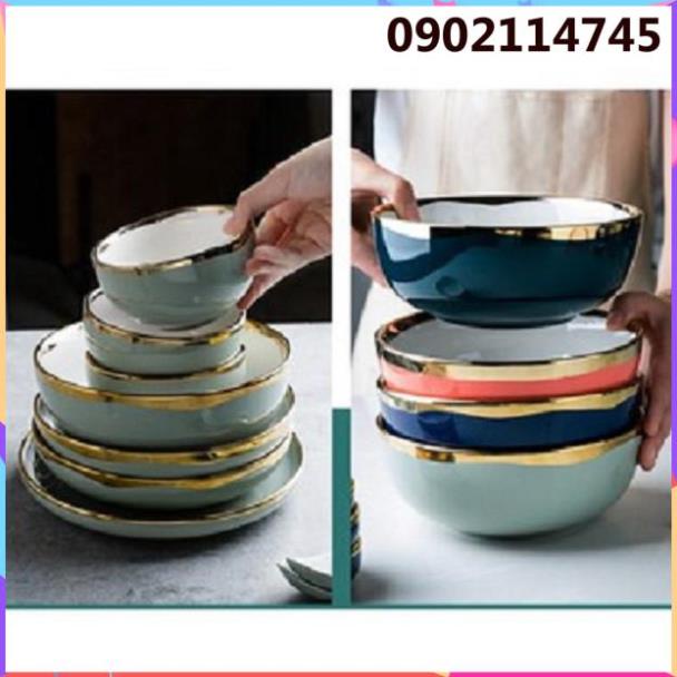 Bộ bát đĩa 32 món màu xanh ngọc, phong cách Châu Âu sang trọng,phù hợp trong những bữa cơm gia đình,nhà hàng