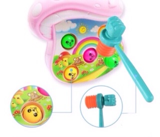 [CÓ ĐÈN NHẠC] Đồ chơi đập thú mini dành cho bé