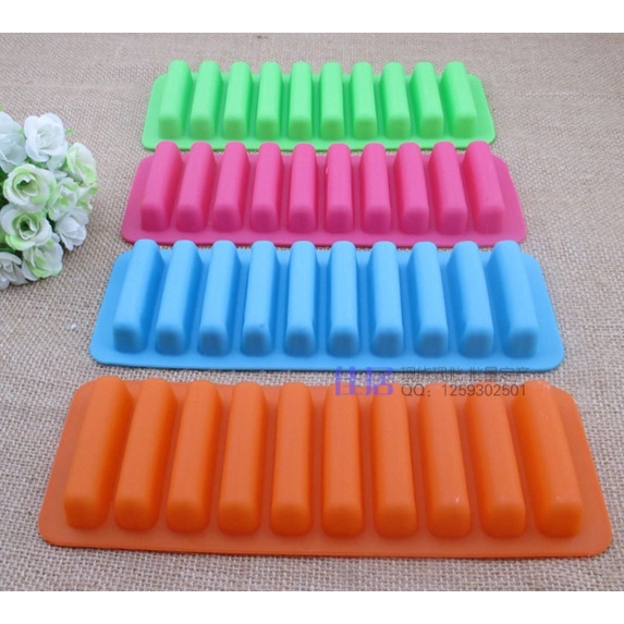 Khay Silicone Làm Đá Viên 10 Ô Tiện Dụng