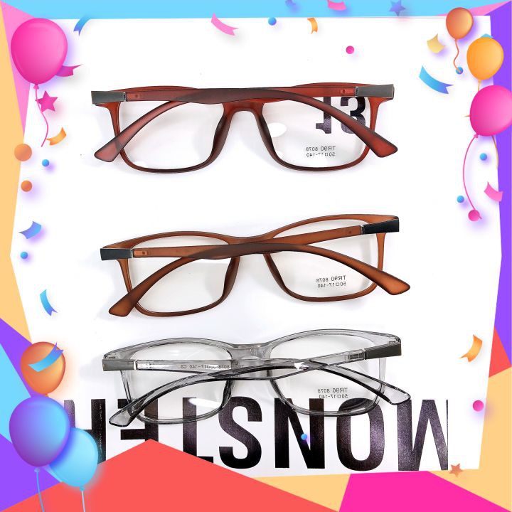Kính Thời Trang Gọng Vuông Ưa Nhìn Gọng Siêu Dẻo Phù Hợp Cho Cả Nam Và Nữ Ms:8078