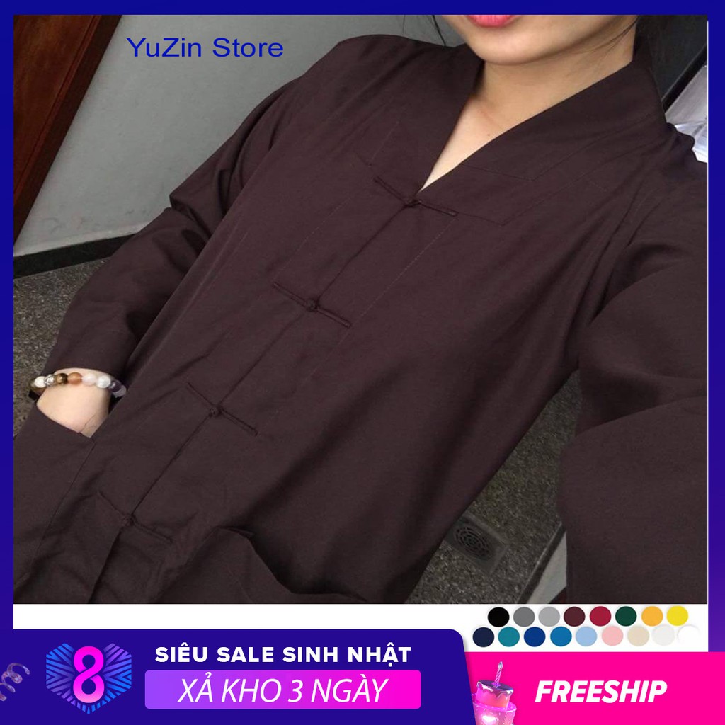 Đồ lam đi chùa giá rẻ – Bộ phật tử mẫu la hán nam nữ - YuZin Store