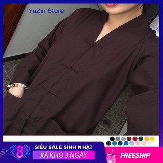 [XẢ KHO 3 NGÀY] Đồ lam đi chùa giá rẻ – Bộ phật tử mẫu la hán nam nữ - YuZin Store