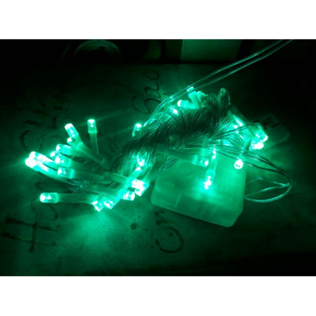 Dây Đèn Led Chớp Tiêu Màu Xanh Lá Cây Nháy Dài 4m (4 Mét) Có 8 Kiểu Chớp