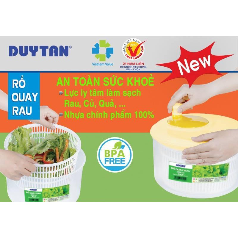 Bộ Quay Làm Khô Rau Quả Lớn Duy Tân