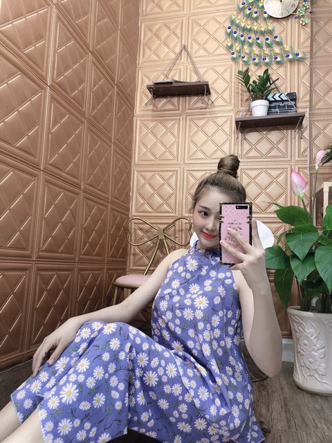 Set Yếm Hoa Cúc Hàng Đẹp Hình Thật Sp