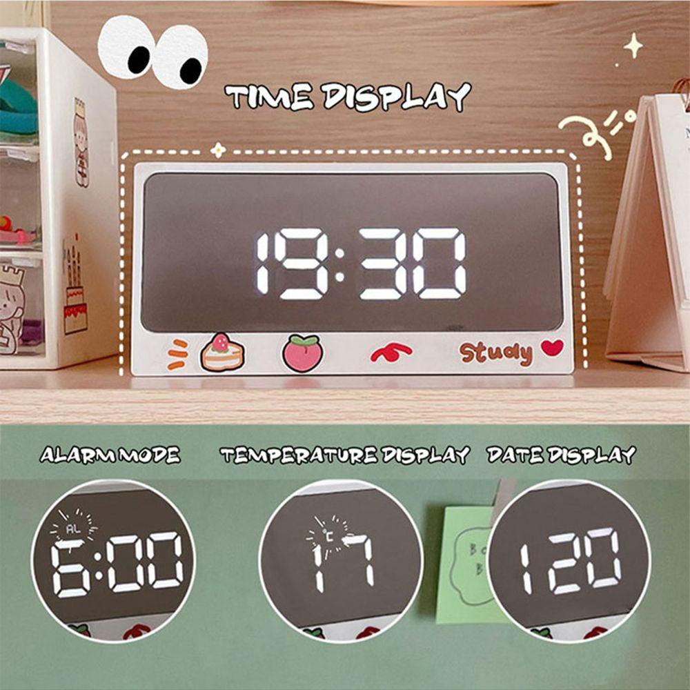 Epoch Đồng Hồ Báo Thức Kỹ Thuật Số Đèn LED Để Bàn Trang Trí Nội Thất / Bàn Học Cho Học Sinh