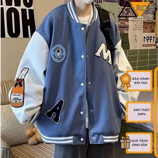 Áo khoác chất nỉ form rộng thoải mái dành cho nam nữ siêu ngầu áo khoác BOMBER in hình cao cấp hình ảnh trẻ trung