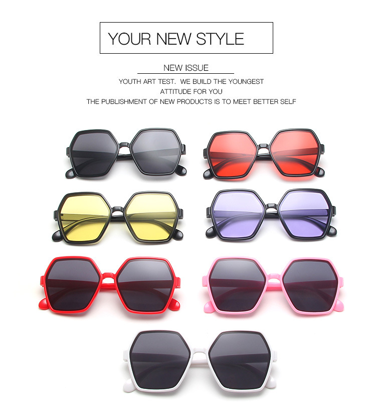 Kính mát thiết kế độc đáo thời trang cho bé trai và bé gái nhiều màu tùy chọn