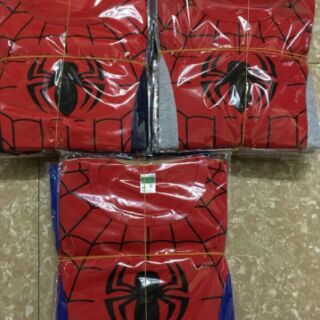 Bộ cotton spiderman người nhện cho bé