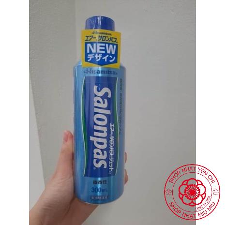 XỊT GIẢM ĐAU XƯƠNG KHỚP AIR SALONPAS JET HISAMITSU 300ML